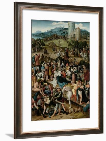 Calvary-Pseudo Jan Wellens de Cock-Framed Art Print