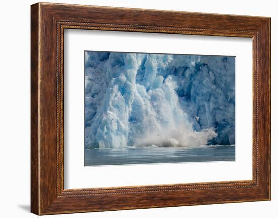 Calved Icebergs from South Sawyer Glacier in Tracy Arm-Fords Terror Wilderness Area in Alaska-Michael Nolan-Framed Photographic Print