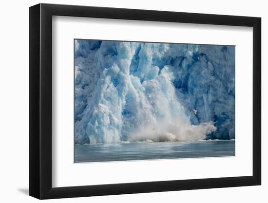 Calved Icebergs from South Sawyer Glacier in Tracy Arm-Fords Terror Wilderness Area in Alaska-Michael Nolan-Framed Photographic Print