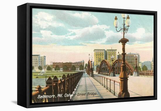 Calvert Street Bridge, Baltimore, Maryland-null-Framed Stretched Canvas