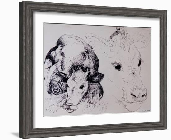 Calves, Gt Garnetts II-Brenda Brin Booker-Framed Giclee Print