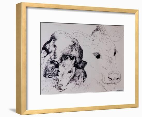 Calves, Gt Garnetts II-Brenda Brin Booker-Framed Giclee Print