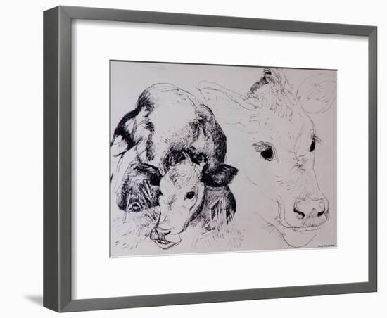 Calves, Gt Garnetts II-Brenda Brin Booker-Framed Giclee Print