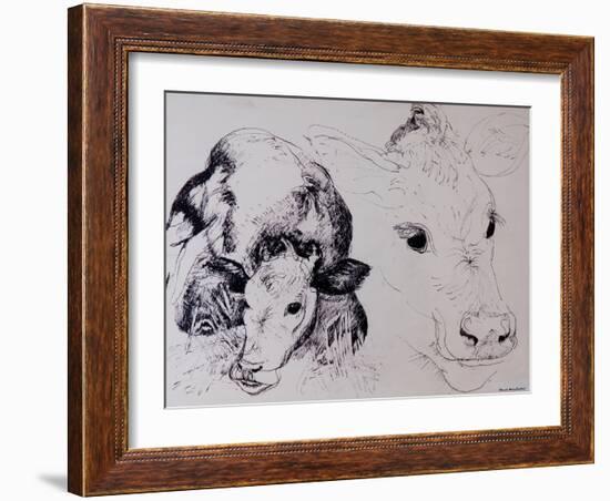 Calves, Gt Garnetts II-Brenda Brin Booker-Framed Giclee Print