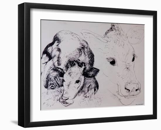 Calves, Gt Garnetts II-Brenda Brin Booker-Framed Giclee Print