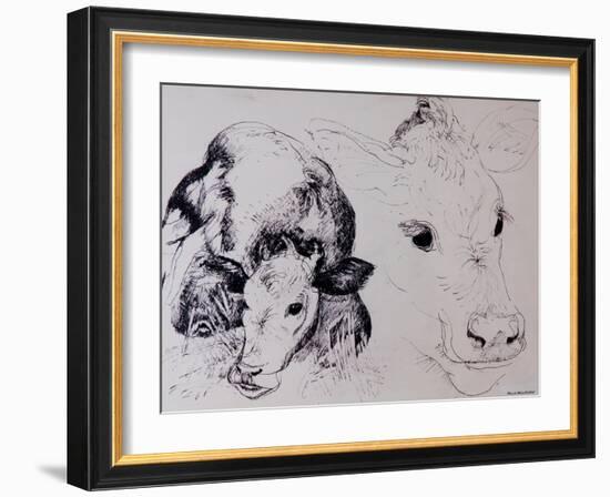 Calves, Gt Garnetts II-Brenda Brin Booker-Framed Giclee Print