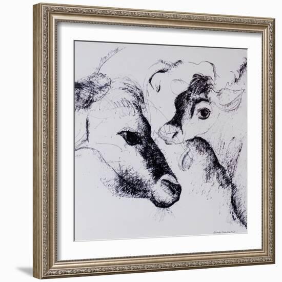 Calves, Gt Garnetts II-Brenda Brin Booker-Framed Giclee Print