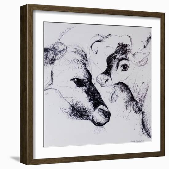 Calves, Gt Garnetts II-Brenda Brin Booker-Framed Giclee Print