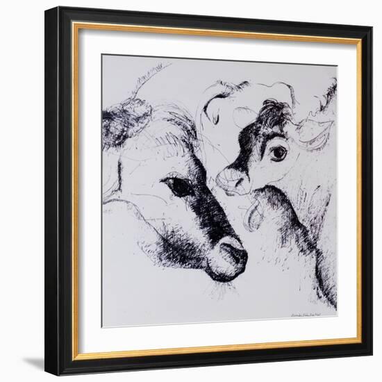 Calves, Gt Garnetts II-Brenda Brin Booker-Framed Giclee Print