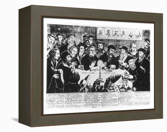 Calvin and Luther-null-Framed Premier Image Canvas