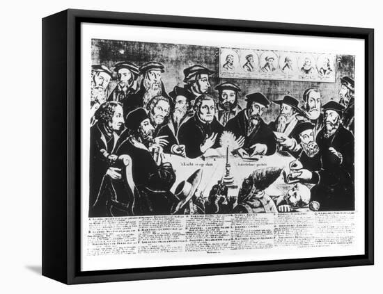 Calvin and Luther-null-Framed Premier Image Canvas