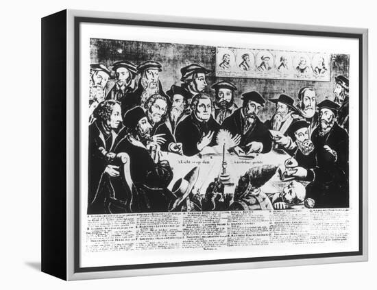 Calvin and Luther-null-Framed Premier Image Canvas