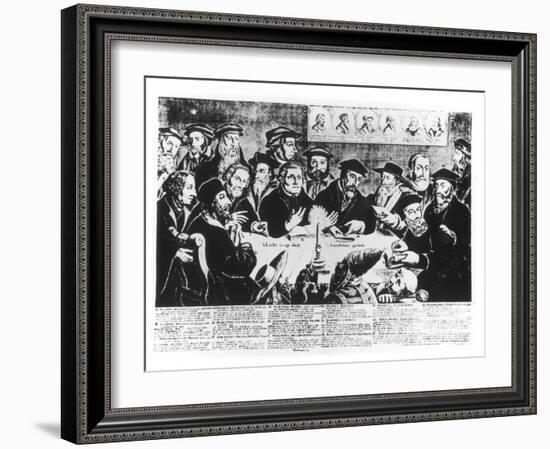 Calvin and Luther-null-Framed Giclee Print