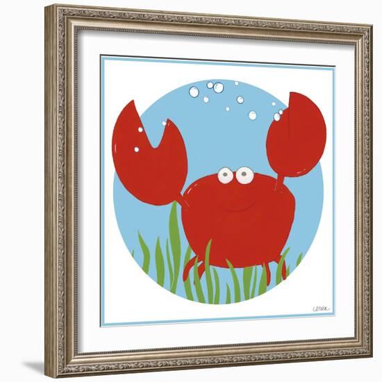 Calvin the Crab-Erica J. Vess-Framed Art Print