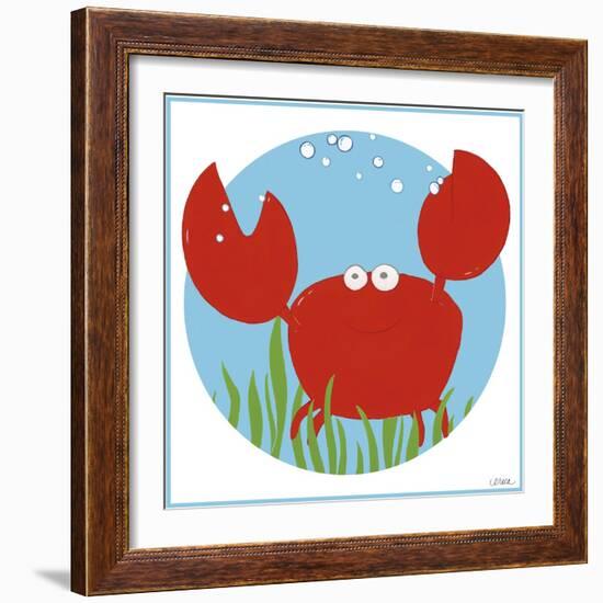 Calvin the Crab-Erica J. Vess-Framed Art Print