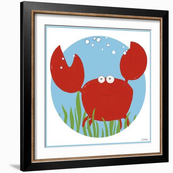 Calvin the Crab-Erica J. Vess-Framed Art Print