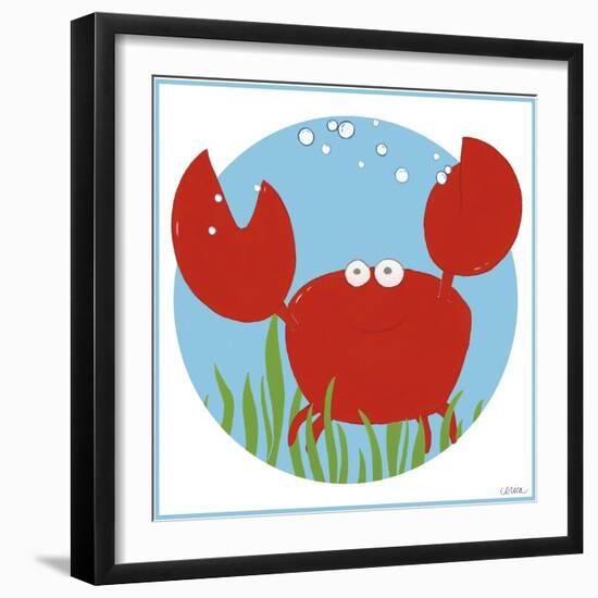 Calvin the Crab-Erica J. Vess-Framed Art Print