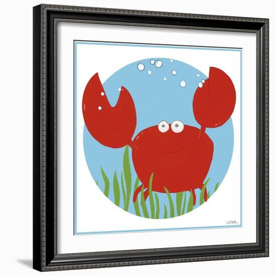 Calvin the Crab-Erica J. Vess-Framed Art Print