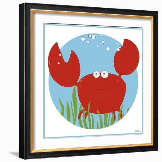 Calvin the Crab-Erica J. Vess-Framed Art Print