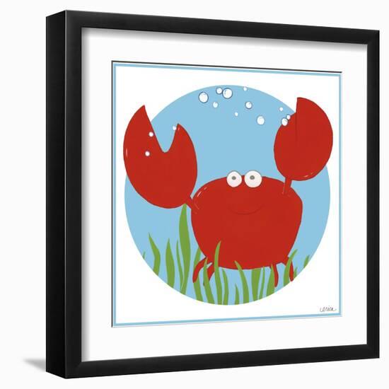 Calvin the Crab-Erica J. Vess-Framed Art Print