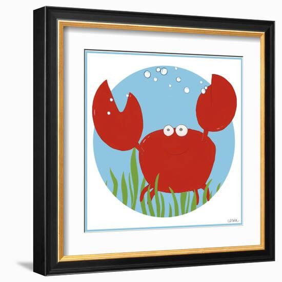 Calvin the Crab-Erica J. Vess-Framed Art Print