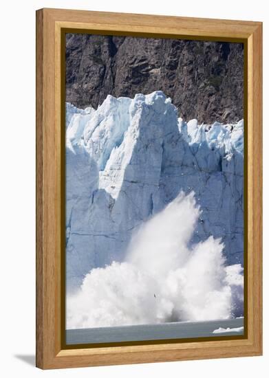 Calving Glacier in Glacier Bay National Park-Paul Souders-Framed Premier Image Canvas