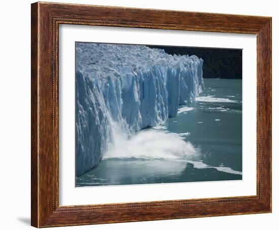 Calving Glacier, Perito Moreno Glacier, Los Glaciares National Park, Santa Cruz, Argentina-Colin Brynn-Framed Photographic Print