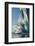 Calving Iceberg in Disko Bay in Greenland-null-Framed Photographic Print