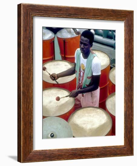 Calypso Band Cats n' Jama, Tobago, Caribbean-Greg Johnston-Framed Photographic Print