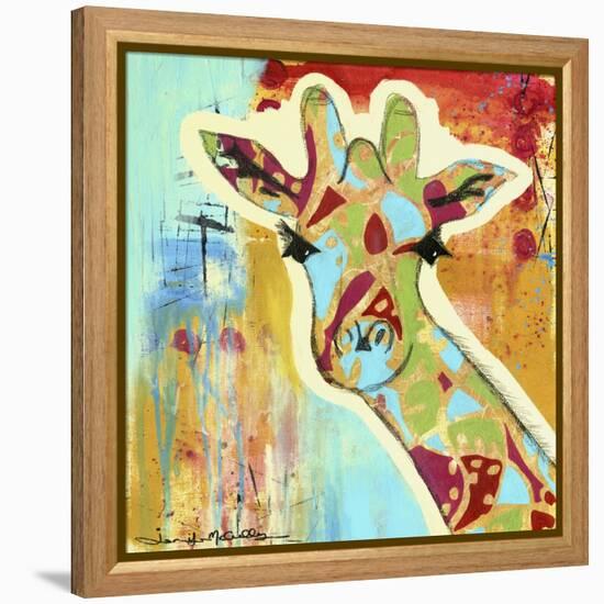 Calypso the Giraffe-Jennifer McCully-Framed Premier Image Canvas