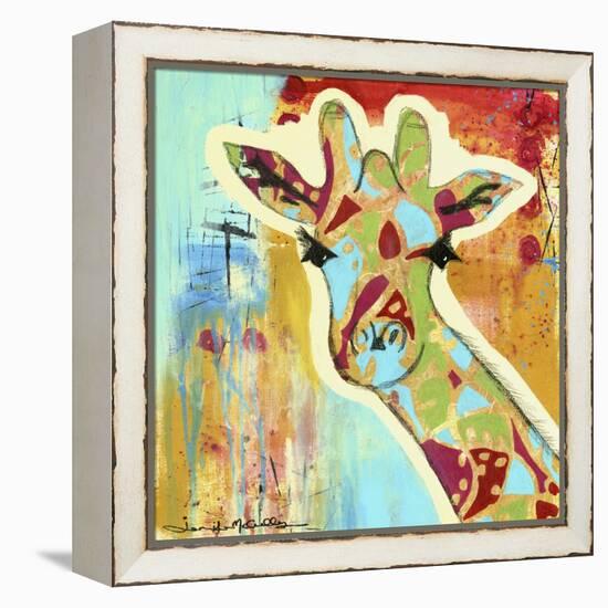 Calypso the Giraffe-Jennifer McCully-Framed Premier Image Canvas