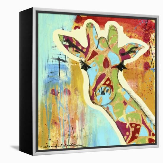 Calypso the Giraffe-Jennifer McCully-Framed Premier Image Canvas