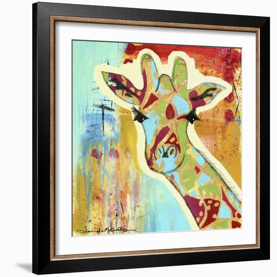 Calypso the Giraffe-Jennifer McCully-Framed Giclee Print