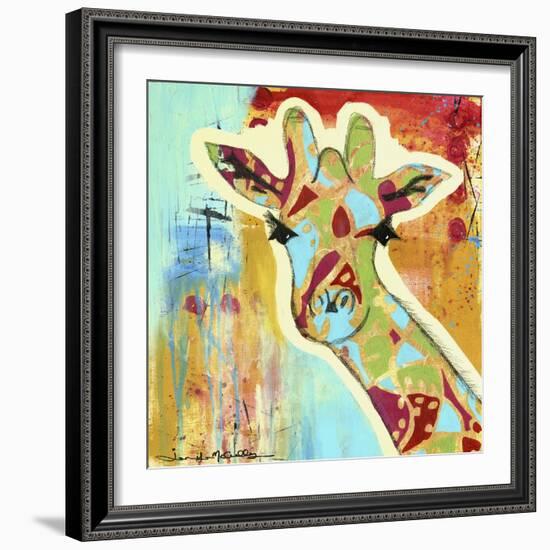 Calypso the Giraffe-Jennifer McCully-Framed Giclee Print