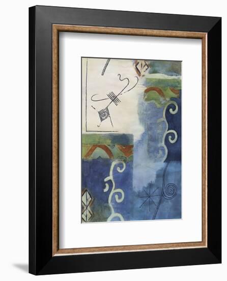 Calypso Waves-Dominique Gaudin-Framed Art Print