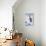 Camano Island, Washington - Blue Heron and Fog-Lantern Press-Premium Giclee Print displayed on a wall