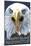 Camano Island, Washington - Eagle Up Close-Lantern Press-Mounted Art Print