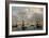 Camaret Dock-Eugène Boudin-Framed Art Print