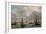 Camaret Dock-Eugène Boudin-Framed Art Print