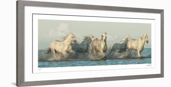 Camargue Horses - Race-Wink Gaines-Framed Limited Edition