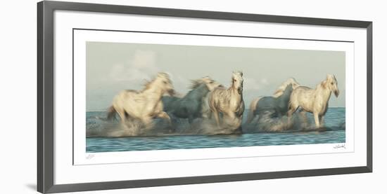 Camargue Horses - Race-Wink Gaines-Framed Limited Edition