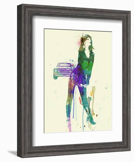 Camaro Girl-NaxArt-Framed Art Print