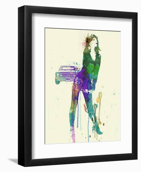 Camaro Girl-NaxArt-Framed Art Print