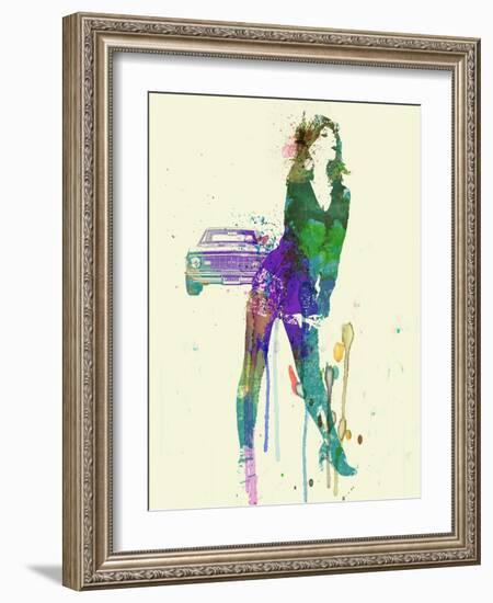 Camaro Girl-NaxArt-Framed Art Print