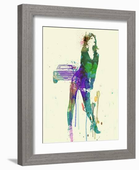 Camaro Girl-NaxArt-Framed Art Print