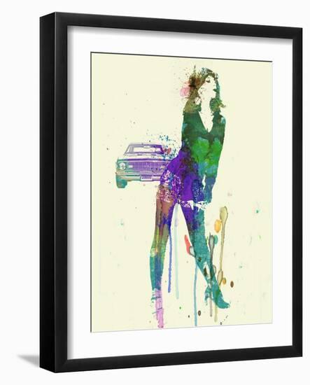 Camaro Girl-NaxArt-Framed Art Print