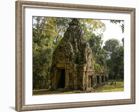 Cambodia, Angkor Wat. Small Temple-Matt Freedman-Framed Photographic Print