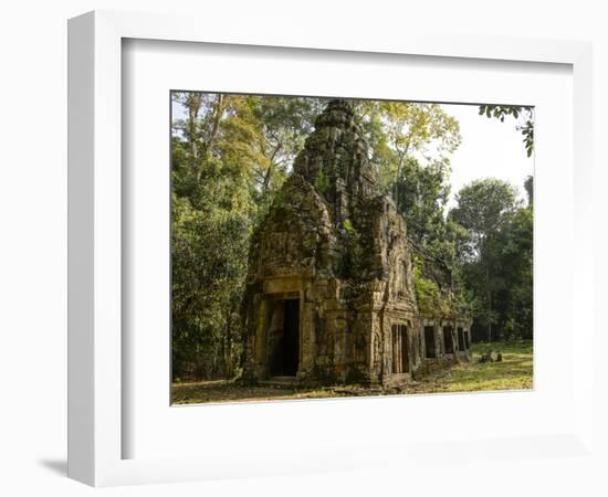 Cambodia, Angkor Wat. Small Temple-Matt Freedman-Framed Photographic Print