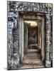 Cambodia, Angkor Watt, Siem Reap, Faces of the Bayon Temple-Terry Eggers-Mounted Photographic Print