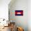 Cambodia Flag Design with Wood Patterning - Flags of the World Series-Philippe Hugonnard-Framed Stretched Canvas displayed on a wall